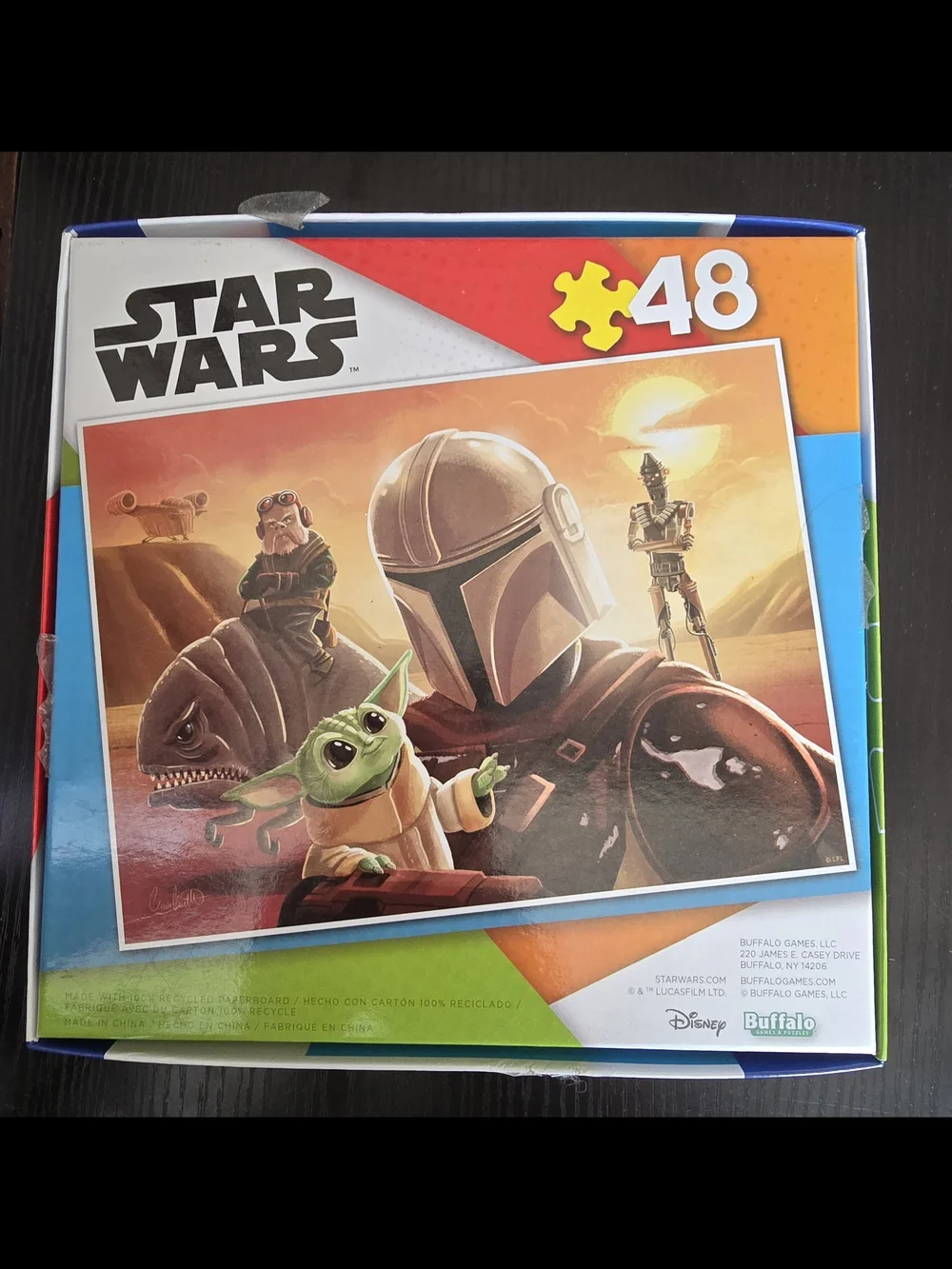 Star Wars The Mandalorian Puzzle with Baby Yoda